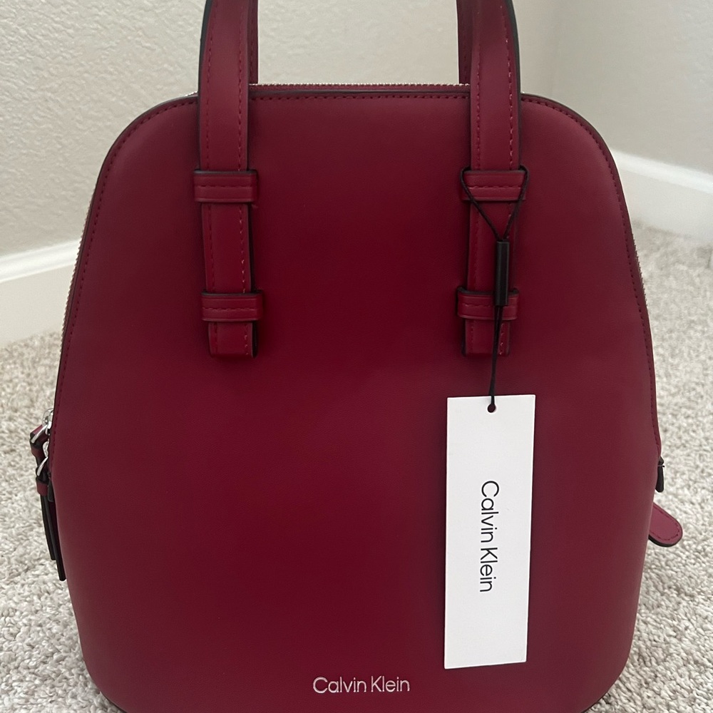 🎉 HP X 2 New with tags Calvin Klein bag pack style bag Red